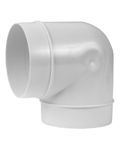 D100mm - 90° põlv plastikust