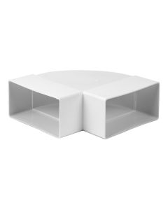 110x55mm - 90° põlv horisontaalne plastikust