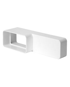 220x55 - 110x55mm lamekanalite ühendus plastikust