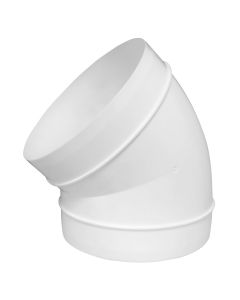 D150mm - 45° põlv plastikust