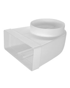 220x90mm - Ø150mm põlv plastikust