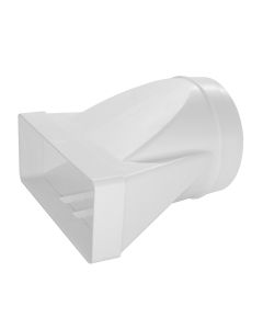 220x90mm - D150mm üleminek ümarale plastikust