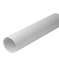 D125mm, 0.5m, ümar kanal plastikust