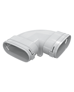 Horisontaalne põlv lapikule torule 117×52mm