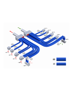 HDPEA Vent. toru hoidja D75