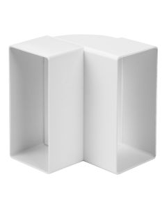 220x55mm - 90° põlv vertikaalne plastikust