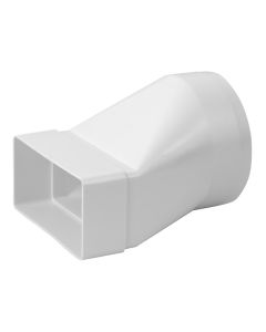 220x55mm - D125mm üleminek ümarale plastikust