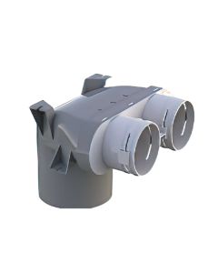 HDPEA Toruühendus LDL-P 125-90x2