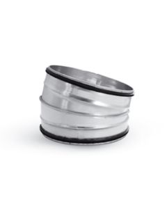100mm Ventilatsioonikanali põlv 15°