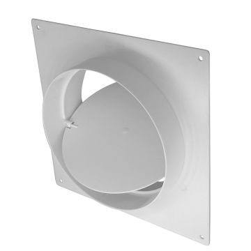 D150mm äärik ümarühendusega ja klapp plastikust