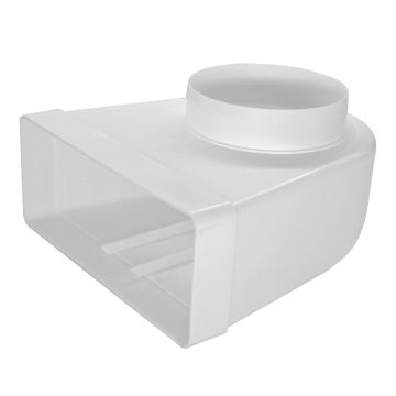 220x90mm - Ø125mm põlv plastikust