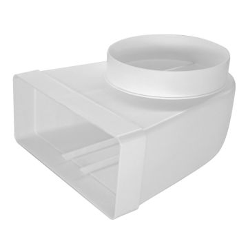 220x90mm - Ø150mm põlv plastikust