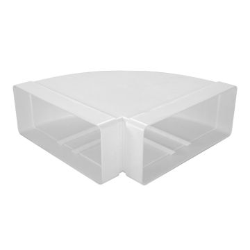 220x90mm - 90° põlv horisontaalne plastikust