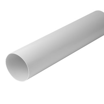 D100mm, 0.5m, ümar kanal plastikust