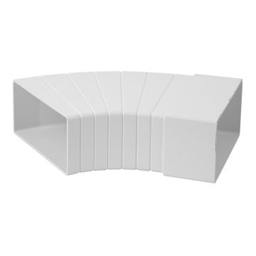 110x55mm - 15-60° põlv horisontaalne plastikust