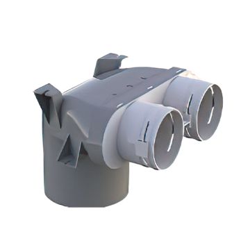 HDPEA Toruühendus LDL-P 125-75x2