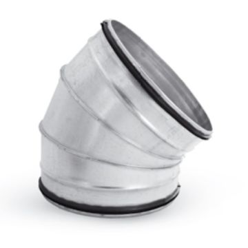 100mm Ventilatsioonikanali põlv 30°
